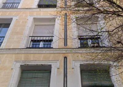 Sustitución de bajante de zinc