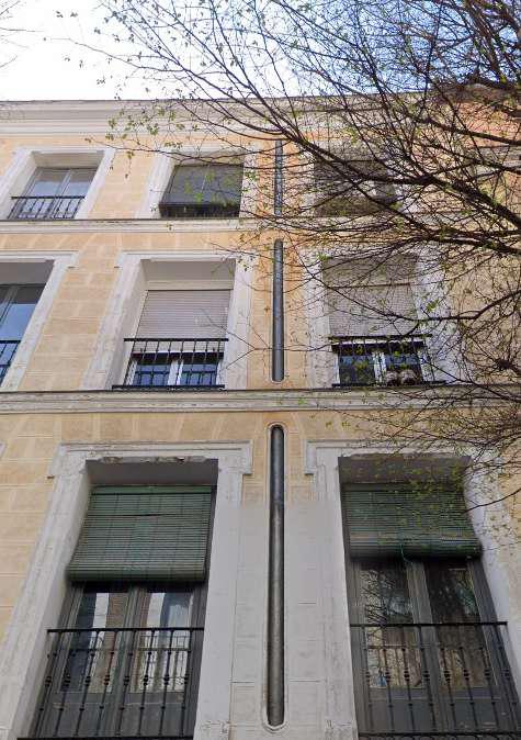 Sustitución de bajante de zinc antes