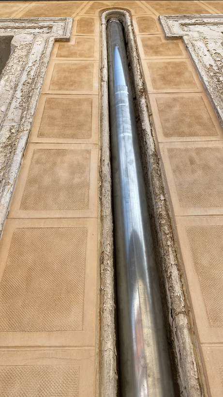 Sustitución de bajante de zinc despues